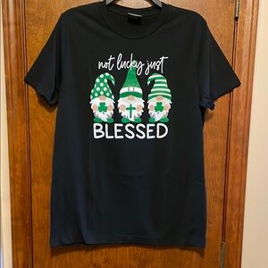 Love in Faith Graphic Tee with Gnome Design